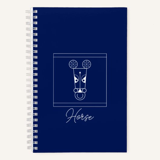 Pferd Notizblock (Vorderseite)