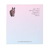 Pferd Notizblock (Vorderseite)