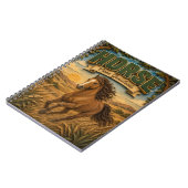 Pferd offene Graslandschaft POPCUT Notizblock (Linke Seite)