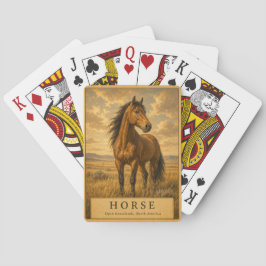 Pferd Offene Graslandschaften VINTAGE Spielkarten