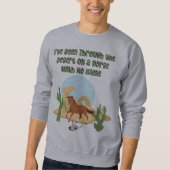 Pferd Ohne Namen Herren Sweatshirt (Vorderseite)