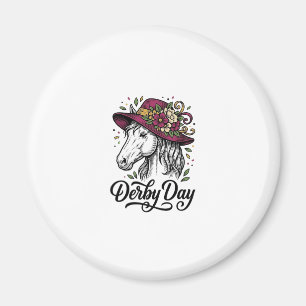 Pferd Papa Vintage Western Cowboy Reiter Shirt Des Magnet