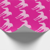 Pferd Patern Geschenkpapier (Ecke)