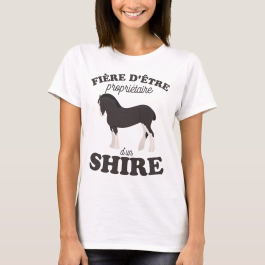 Pferd Percheron 2 T-Shirt (Vorderseite)