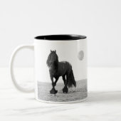 Pferd perfekt zweifarbige tasse (Links)