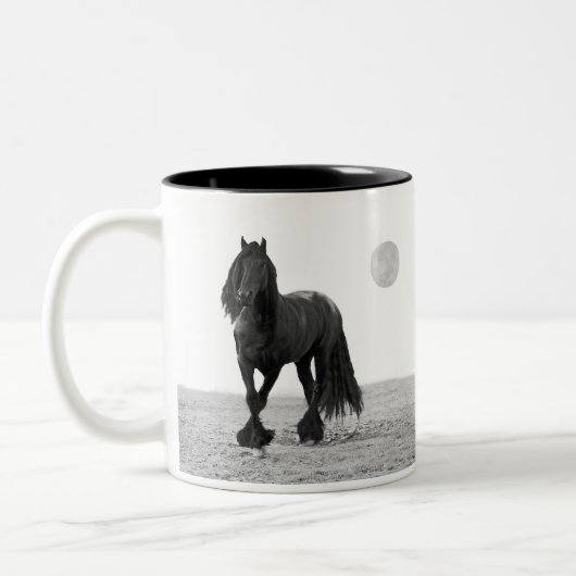 Pferd perfekt zweifarbige tasse (Links)