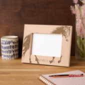 Pferd Personalisiert Geätzte Rahmen (Linke Ecke)