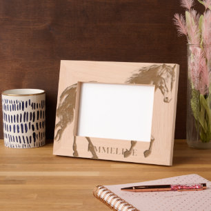 Pferd Personalisiert Geätzte Rahmen