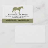 Pferd - persönliche Visitenkarte (Vorne/Hinten)