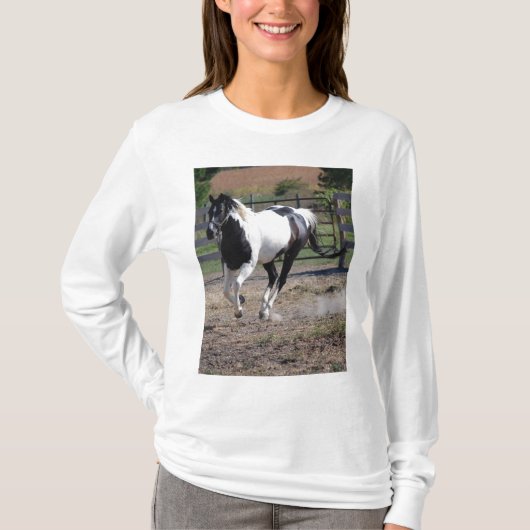 Pferd/Pinsel T-Shirt (Vorderseite)