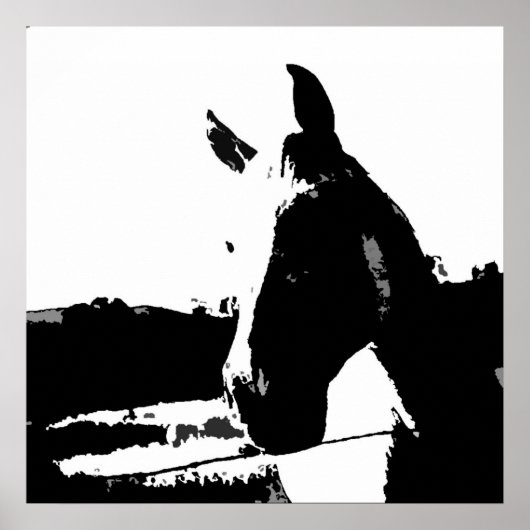 Pferd Pop Art Poster (Vorne)