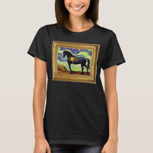 Pferd Post-Impressionismus Kunstwerk Künstler Male T-Shirt