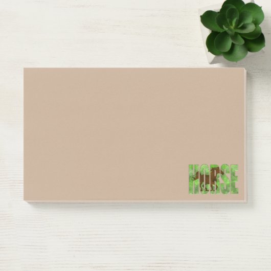 Pferd Post-it Klebezettel (Büro)