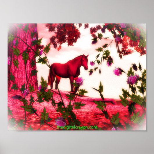 Pferd Poster (Vorne)