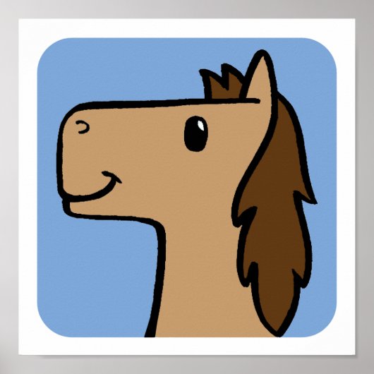 Pferd Poster (Vorne)