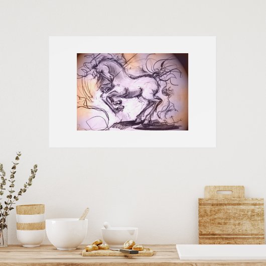 Pferd Poster (Küche)