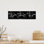 Pferd Poster (Küche)