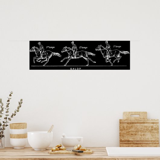 Pferd Poster (Küche)