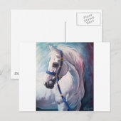 Pferd Postkarte (Vorne/Hinten)