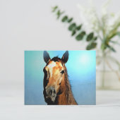 Pferd Postkarte (Stehend Vorderseite)