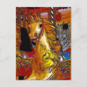 Pferd Postkarte (Vorderseite)