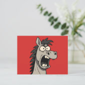 Pferd Postkarte (Stehend Vorderseite)