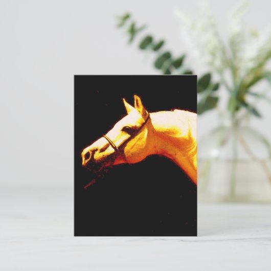 Pferd Postkarte (Stehend Vorderseite)