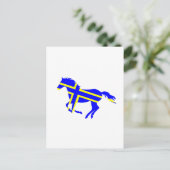 Pferd Postkarte (Stehend Vorderseite)