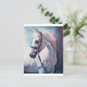 Pferd Postkarte (Stehend Vorderseite)