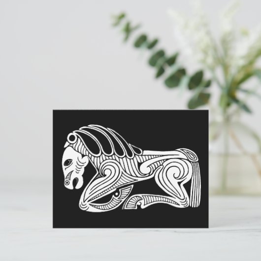 Pferd Postkarte (Stehend Vorderseite)