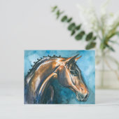 Pferd Postkarte (Stehend Vorderseite)