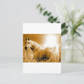 Pferd Postkarte (Stehend Vorderseite)