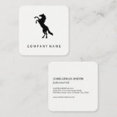 Pferd Quadratische Visitenkarte (Vorne/Hinten)