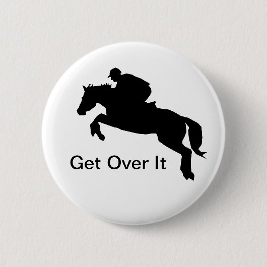 Pferd QuerfeldeinEventing Button (Vorderseite)