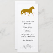 Pferd (Reiten, Reiten) Einladung (Vorne/Hinten)