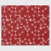 Pferd-Reiter Geschenkpapier (Flach)