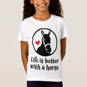 Pferd Reitsport Cowgirl Country Western Reiten T-Shirt