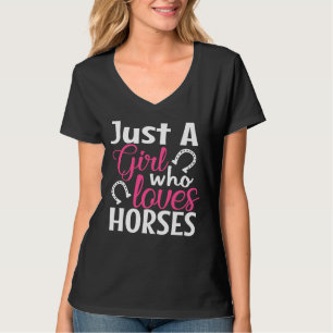 Pferd Reitsport Cowgirl Land Western Reiten T-Shirt