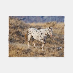 Pferd Roaming in den Landschaftlichen Hügeln des G Fleecedecke