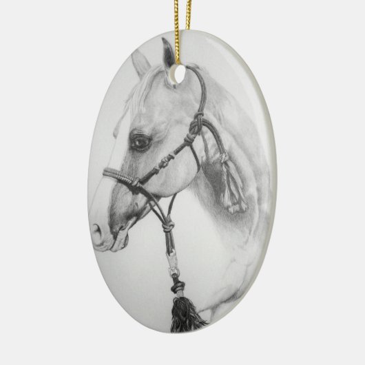 Pferd, Rodeo Keramikornament (Links)