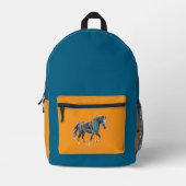 Pferd Rucksack Tasche (Vorderseite)