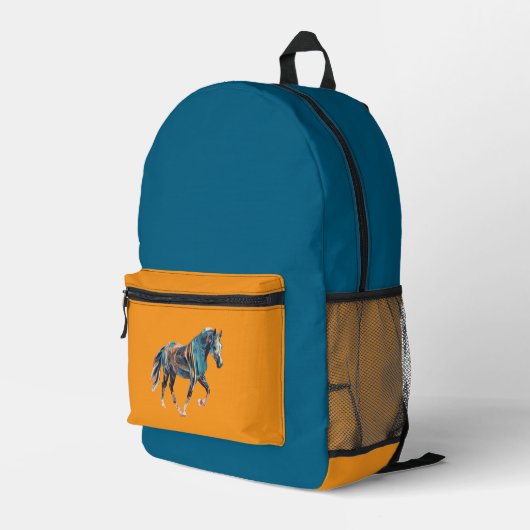 Pferd Rucksack Tasche (Rückseitige Ecke Rechts)