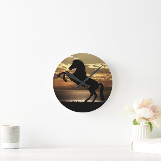 Pferd Runde Wanduhr (Zuhause)