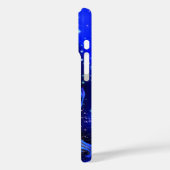 Pferd Running Blue iPhonr Case Starry Night (Rückseite / Links)
