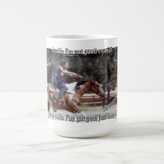 Pferd sagt, ich bin genug kaffeetasse (Mittel)