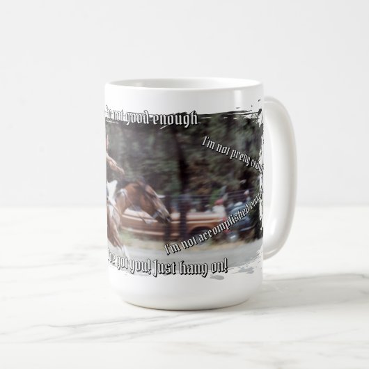 Pferd sagt, ich bin genug kaffeetasse (VorderseiteRechts)