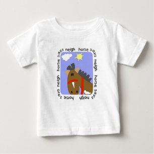 Pferd sagt Wiehern-T-Shirts und Geschenke Baby T-shirt