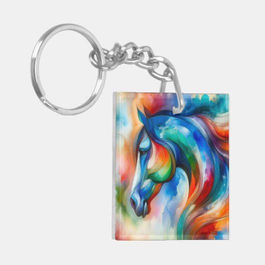 Pferd Schlüsselanhänger (Vorderseite links)