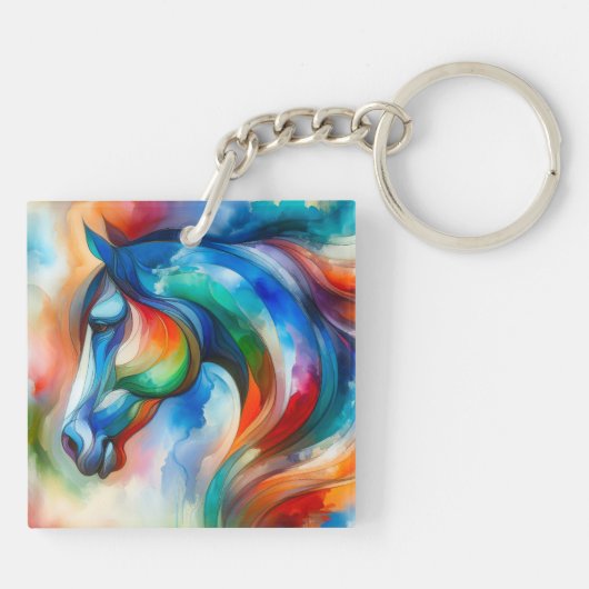 Pferd Schlüsselanhänger (Rückseite)