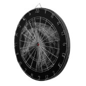 Pferd: Schwarz Dartscheibe (Vorderseite rechts)